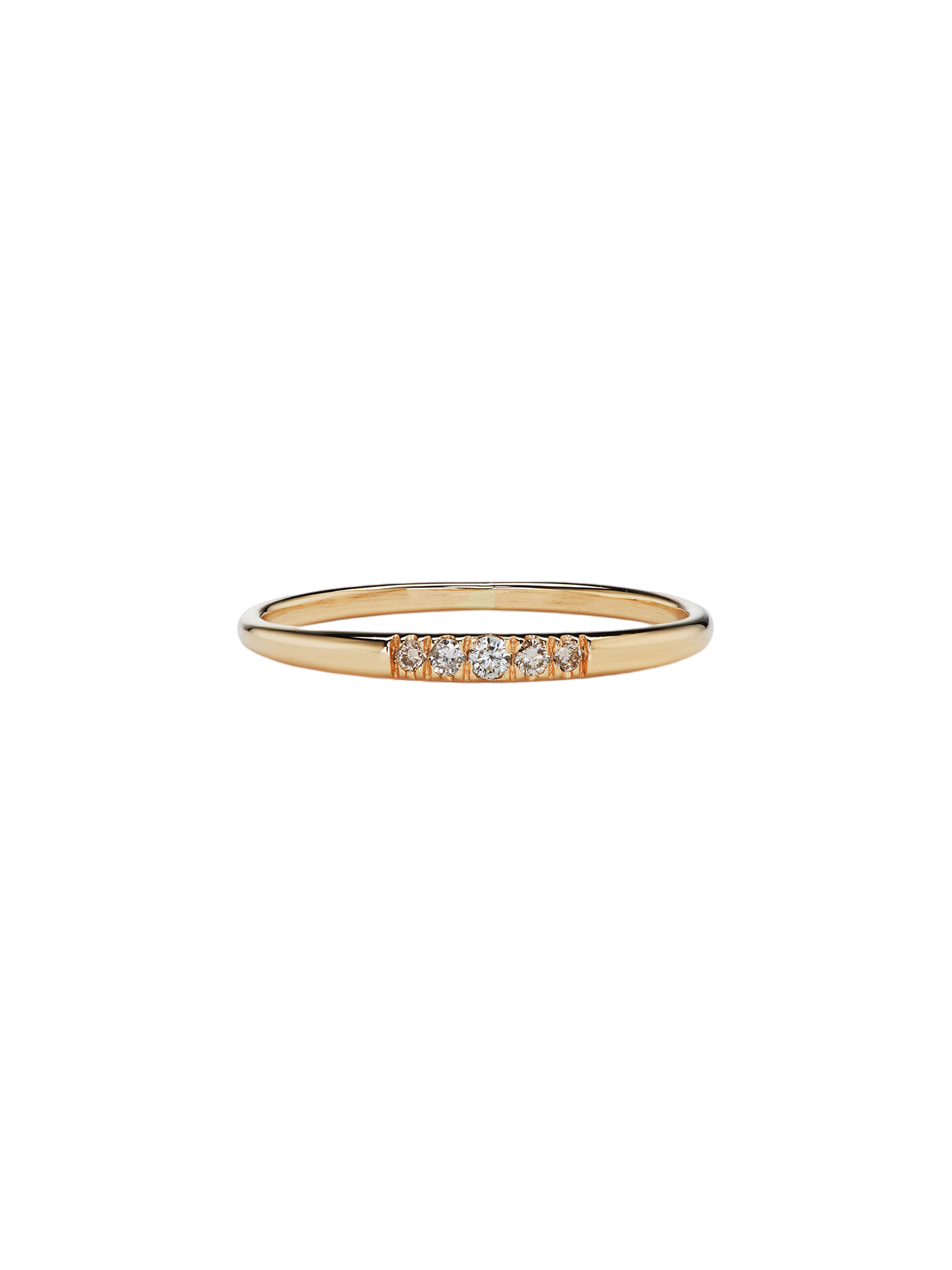 Janie ring with champagne diamonds